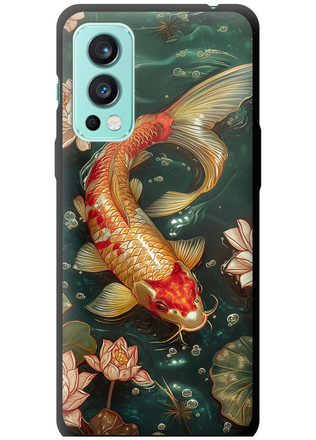 TPU чорний чохол 'Мелодія Лотоса' для Endorphone OnePlus Nord 2 (291131750)