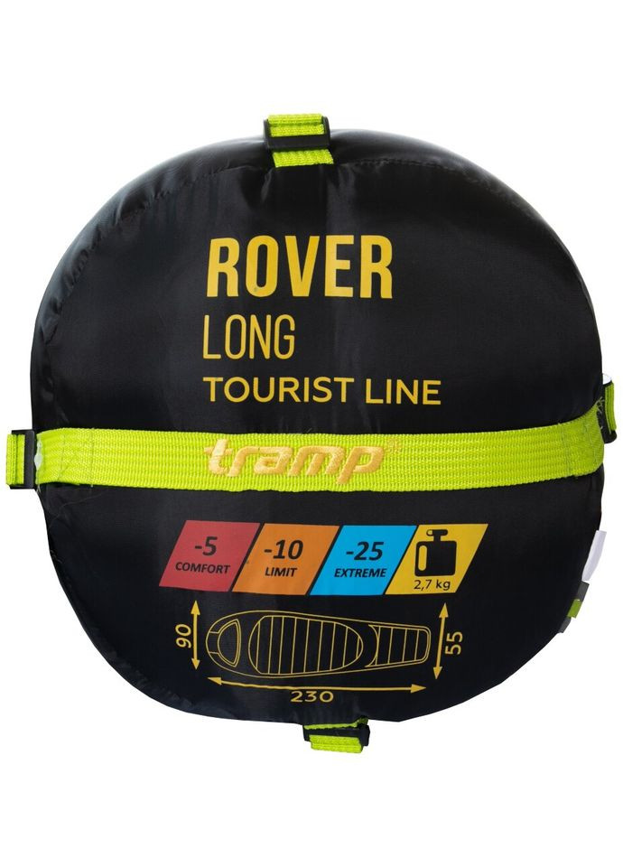 Спальний мішок Rover Long кокон лівий olive/grey 230/90-55 UTRS-050L (UTRS-050L-L) Tramp (316534961)