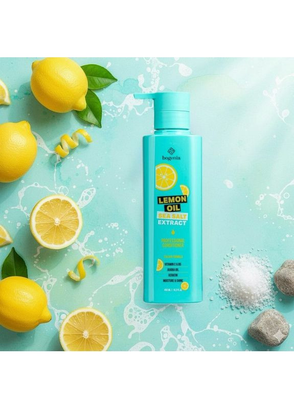 Кондиционер для волос Lemon Oil & Sea Salt Conditioner BG440 №002, 450 мл Bogenia (365841940)