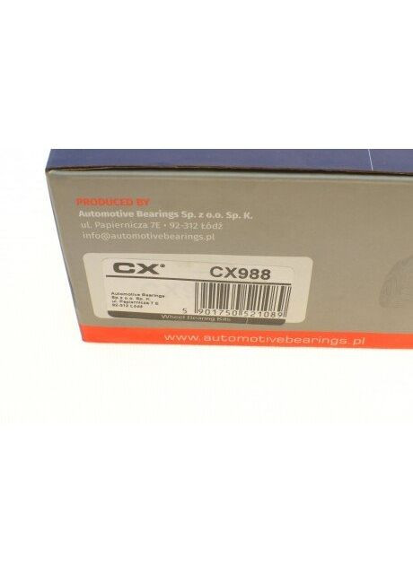 Підшипник маточини (задньої) Peugeot Partner 98- (+ABS) CX988 UA63 CX (339652624)
