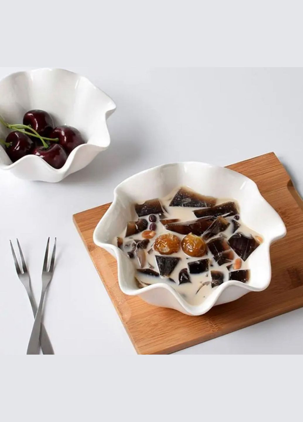 Салатник фарфоровый Волна 600мл BonaDi (294945087)