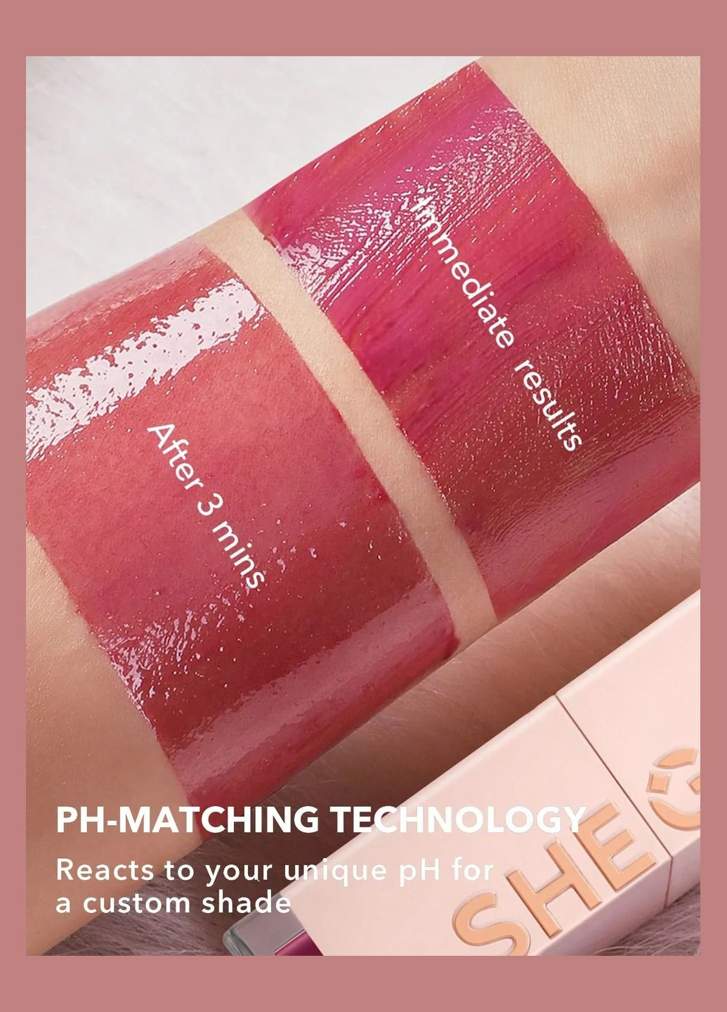 Тинт блеск для губ Take A Hint Lip Tint тон Cheeky, 3.5 гр Sheglam (330762302)