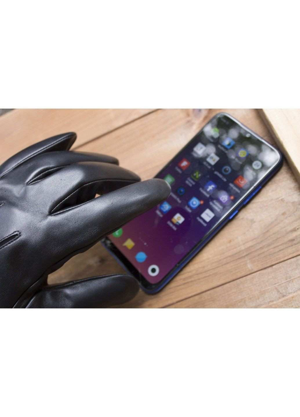 Чоловічі сенсорні шкіряні рукавички 934 L Shust Gloves (362623999)