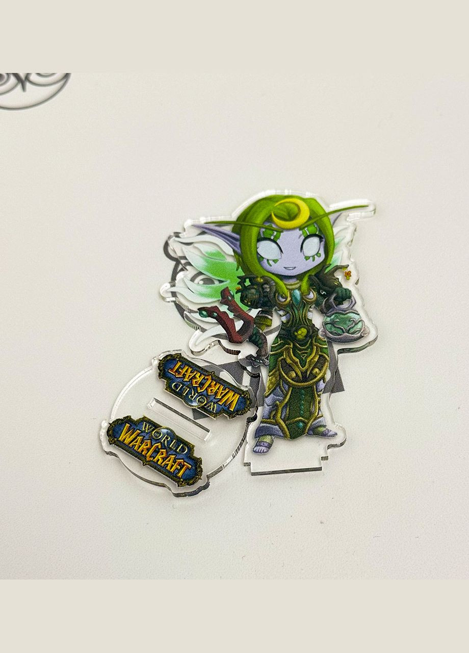 Акрилова колекційна фігурка World of Warcraft Чібі Chibi Нічна Ельфійка Друїд 10 см No Brand (339619177)