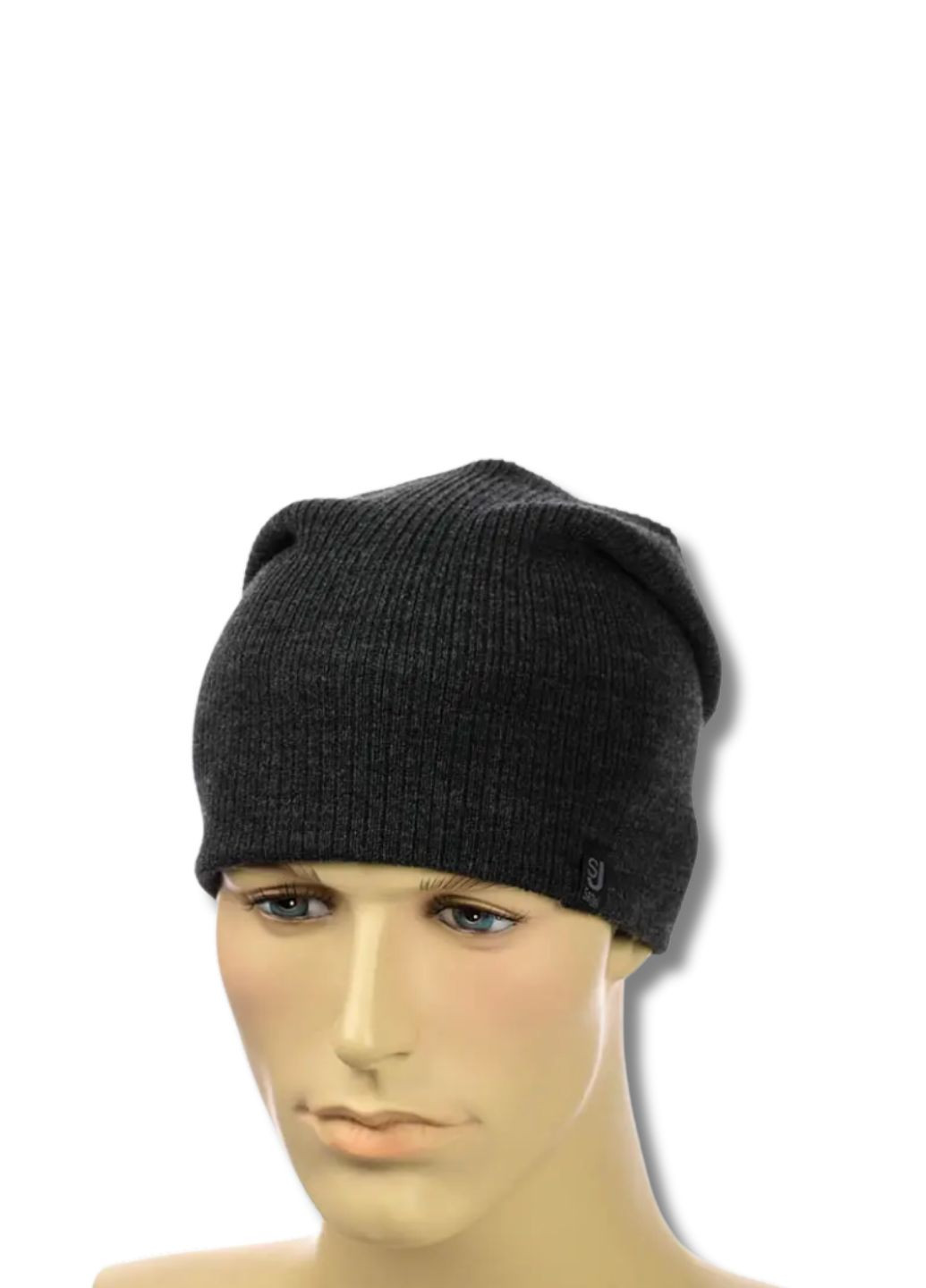Чоловіча в'язана шапка панчоха No Brand Чоловіча вязанная шапка (337336203)