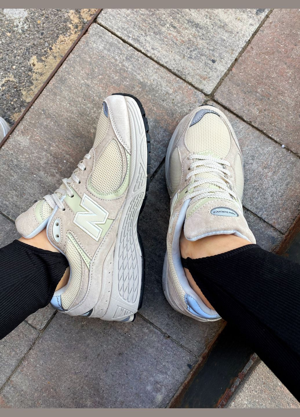 Кроссовки женские и мужские New Balance 2002R beige | Нью Беланс 2002R бежевые No Brand бежевые демисезоны (316663487)