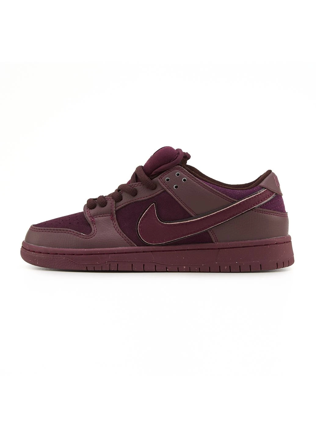 Красные летние кроссовки nike sb dunk low city of love burgundy crush найк сб данк No Brand