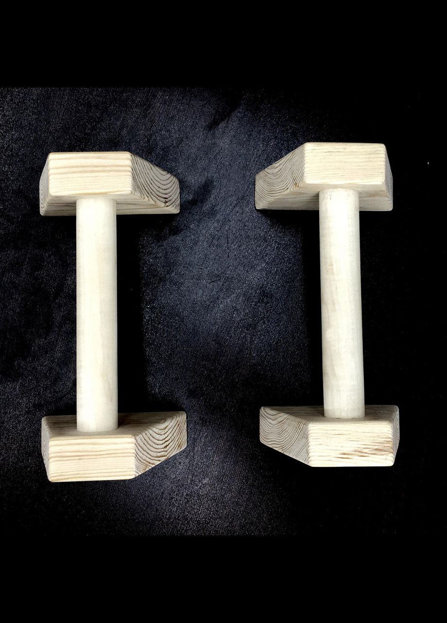 Упоры для отжиманий (паралетсы) из дерева Домингуш бланже (ПРЛ-000701) No Brand (328225396)