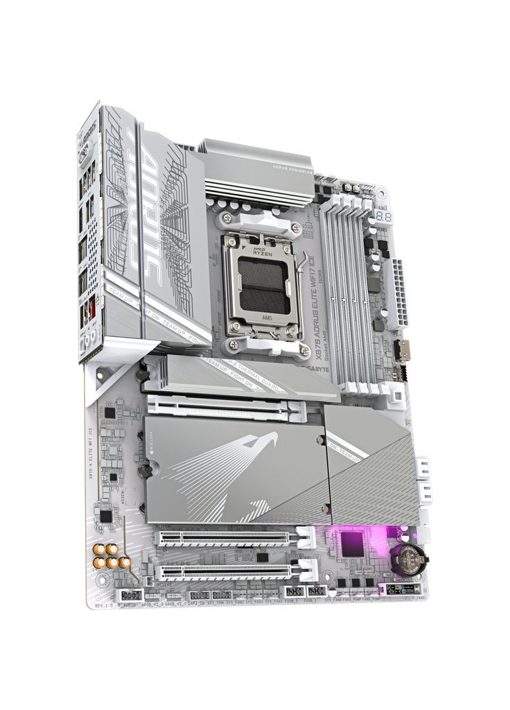 Материнська плата X870 AORUS ELITE WIFI7 ICE (X870 A ELITE WF7 ICE) Daniel Defense (327402292)