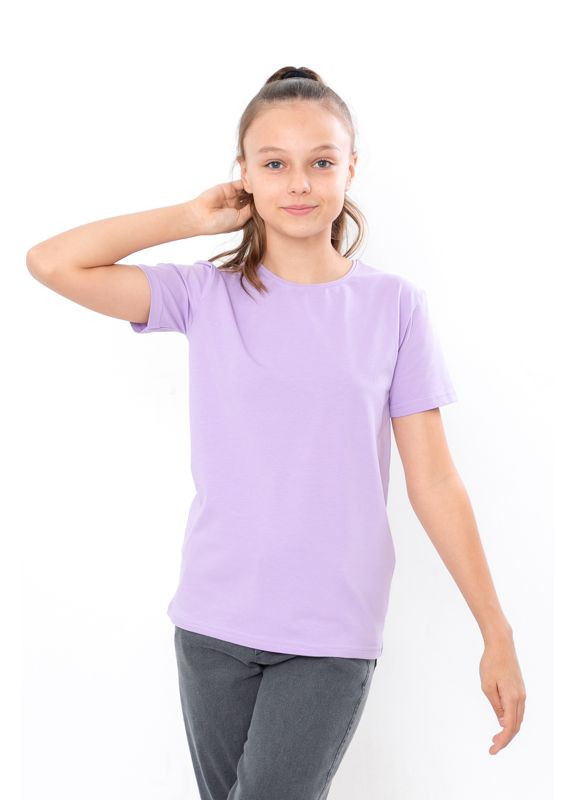 Фіолетова літня футболка для дівчинки (підліткова) Носи своє