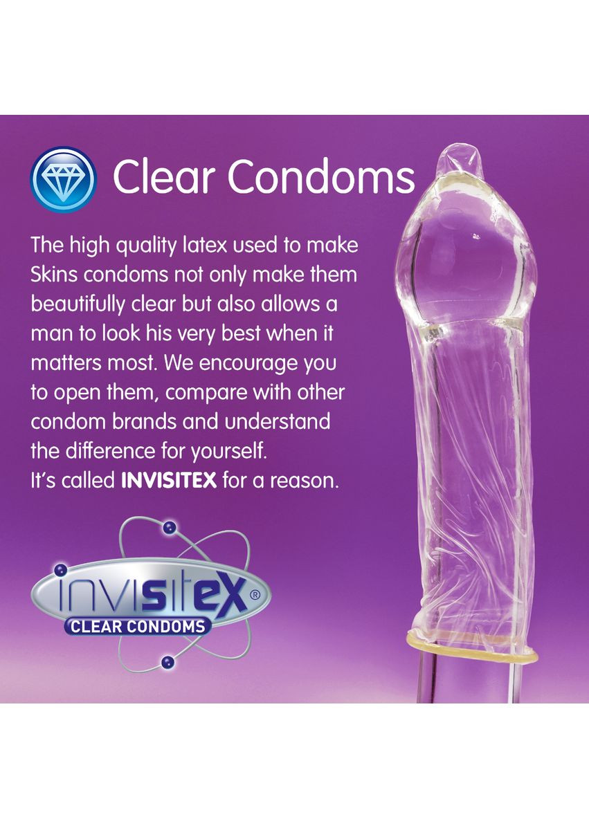 Extra Large - Класичні презервативи XL розміру Skins (371390393)