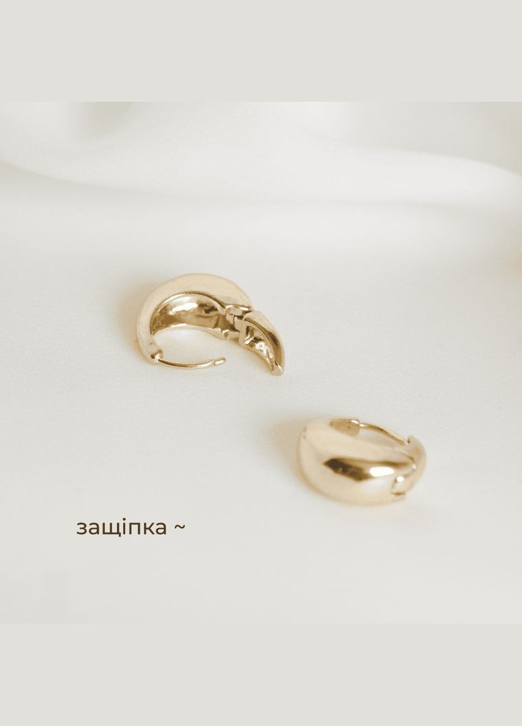 Минималистичные серьги-лодочки овальной формы элегантные золотистые базовые для девушки нежные классический стиль винтаж лолита No Brand (317349876)