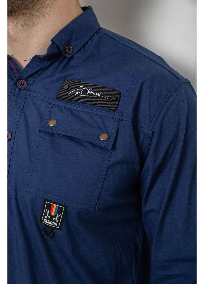 Синяя рубашка Ager