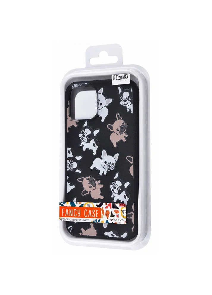 Чохол для Apple Iphone 12 Pro Max собачки. LB-205 Колір чорний No Brand (366238952)