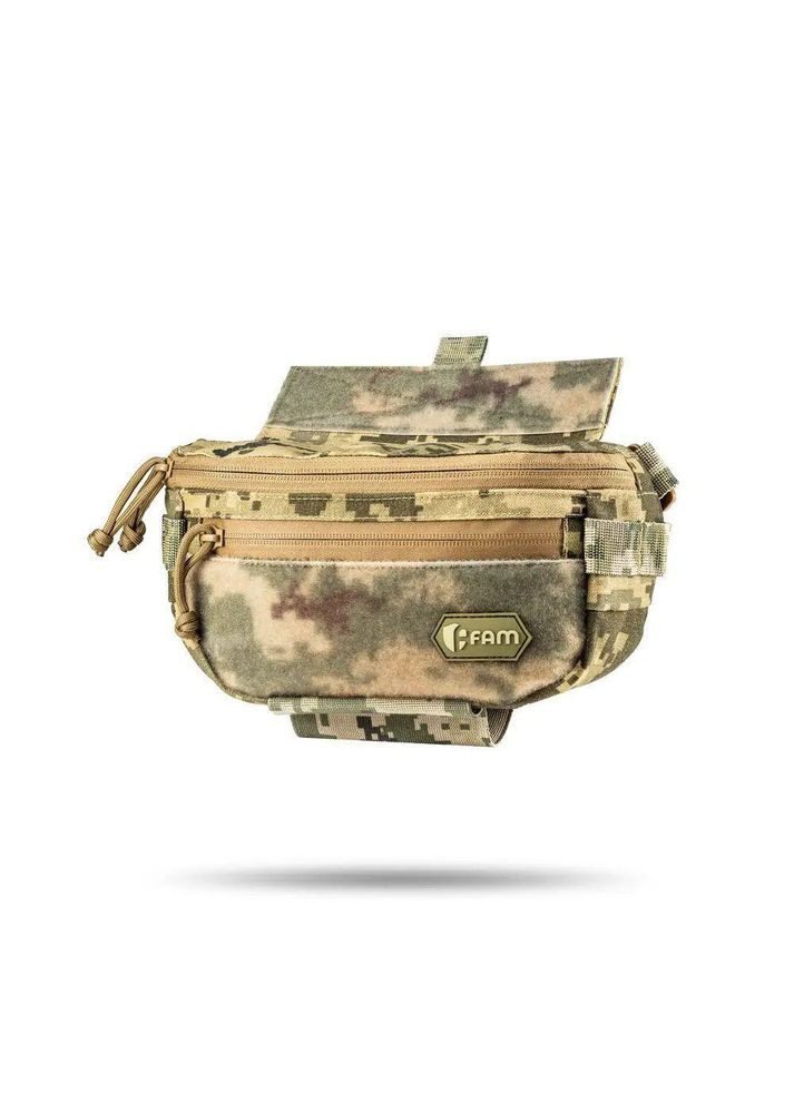 Напашник Fam Tac кріпленням Velcro з ременем Сумка-Бананка М8 Піксель ММ14 Famtac (372163033)
