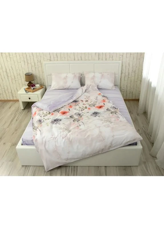 Постільна білизна Flowers сатин полуторний (К_1.137А_Flowers) Руно (399566563)