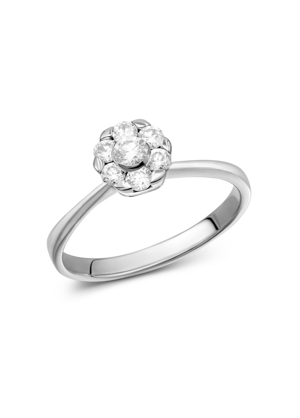 Кольцо с бриллиантами в белом золоте 1К193-0590 Zarina (278388399)