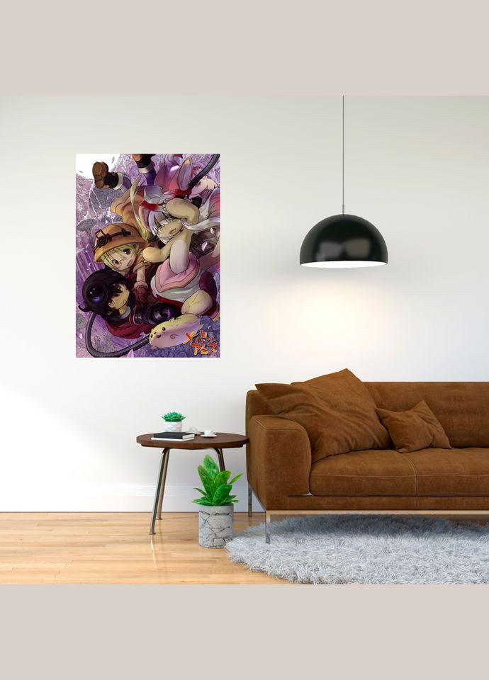 Плакат- з принтом Створений у Безодні Світанок глибокої душі Made in Abyss the Movie Кавун постер (316211030)