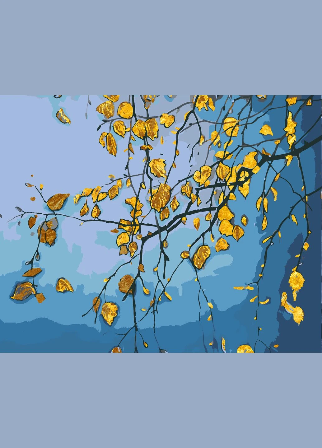 Картина за номерами Останні листочки 40x50 см (RB-0997) Riviera Blanca (303632815)