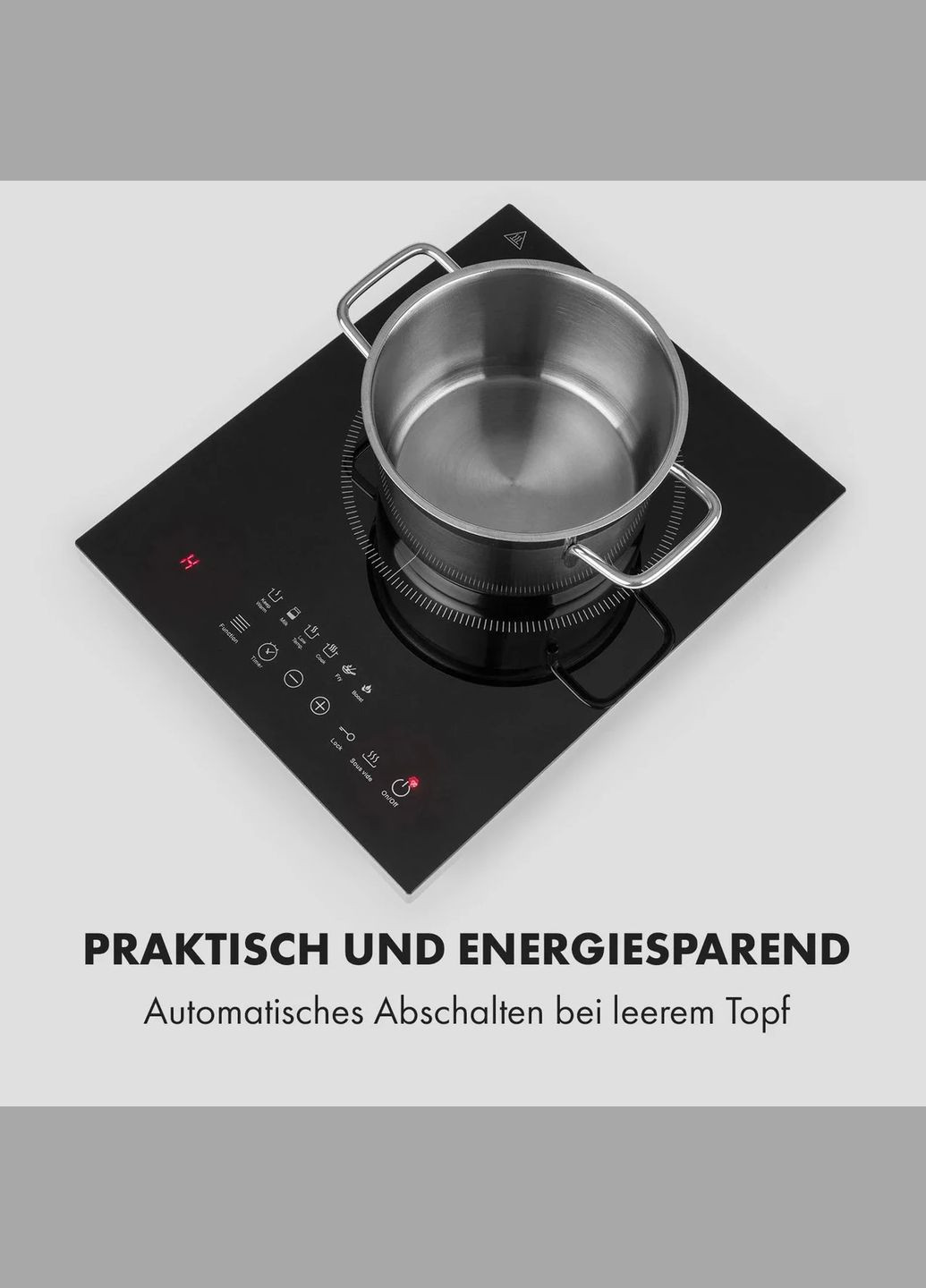Плита индукционная Cook'n'Roll с выносным термодатчиком 2000 Вт (10034708) Klarstein (338194807)