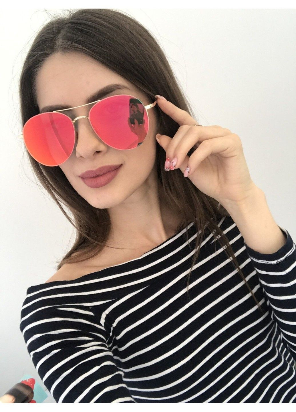 Солнцезащитные женские очки 8304-4 BR-S (291984257)