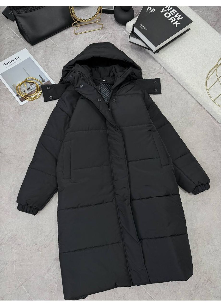 Чорна зимня жіноча куртка FINO Mode