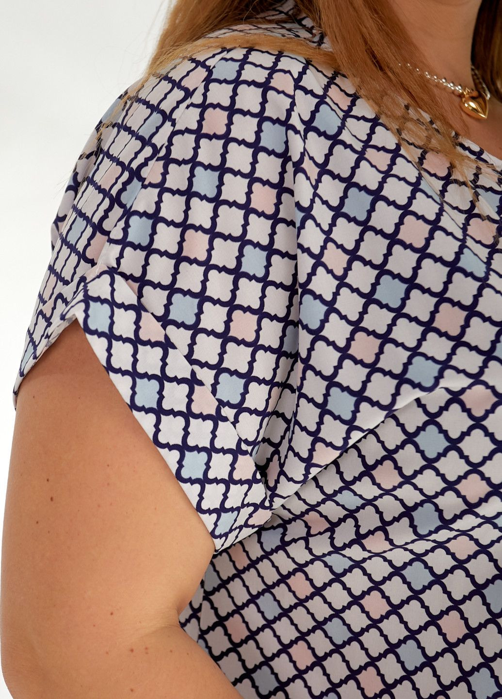 Светло-синяя блузка MeeLan