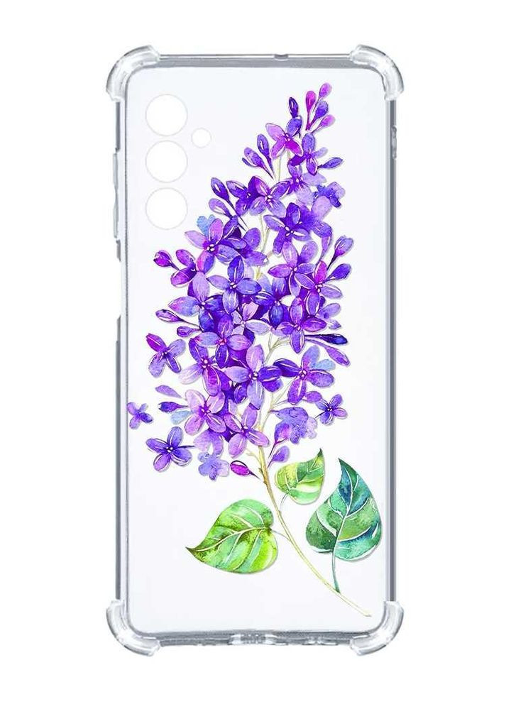 Чохол з потовщеними кутами на Samsung Galaxy A15 (A155):: Гілочка бузку (принт 280) Creative (355395093)