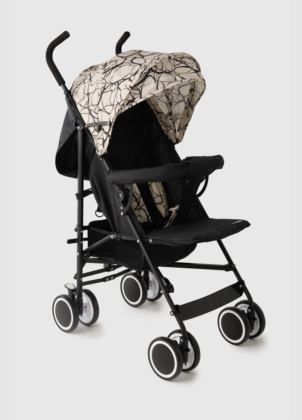 Коляска для ребенка прогулочная 48549 Черно-белый shop (2000990455772) FreeOn (285764451)