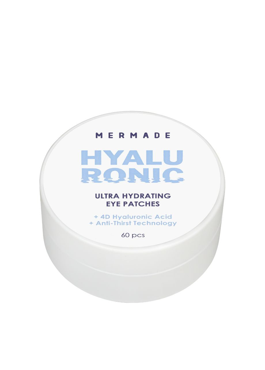 Патчі для шкіри навколо очей зволожувальні 4D Hyaluronic Acid & Аnti-thirst technology 60 шт MERMADE (316715798)