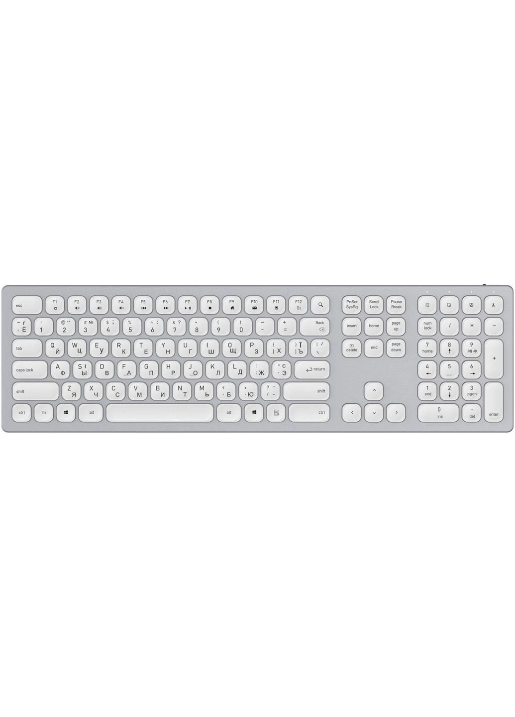 Клавіатура бездротова SK1550W White OfficePro (370621248)