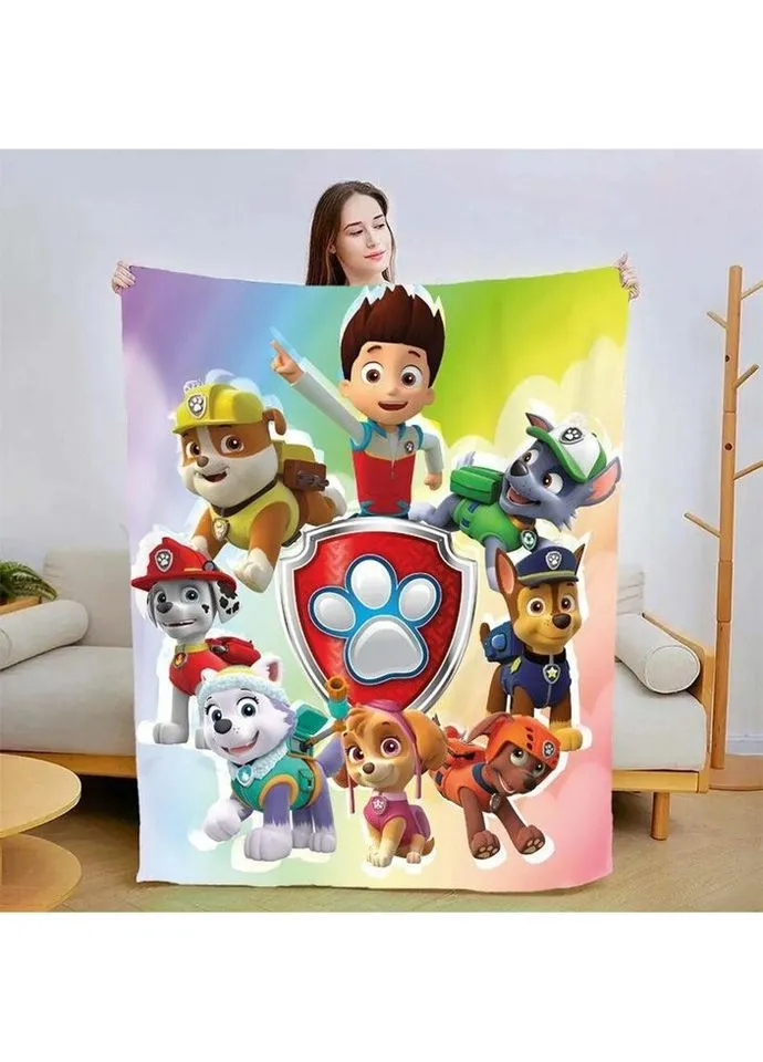 Плед 3D Щенячий патруль 3081_B 13831 135х160 см FlexDress (335977571)