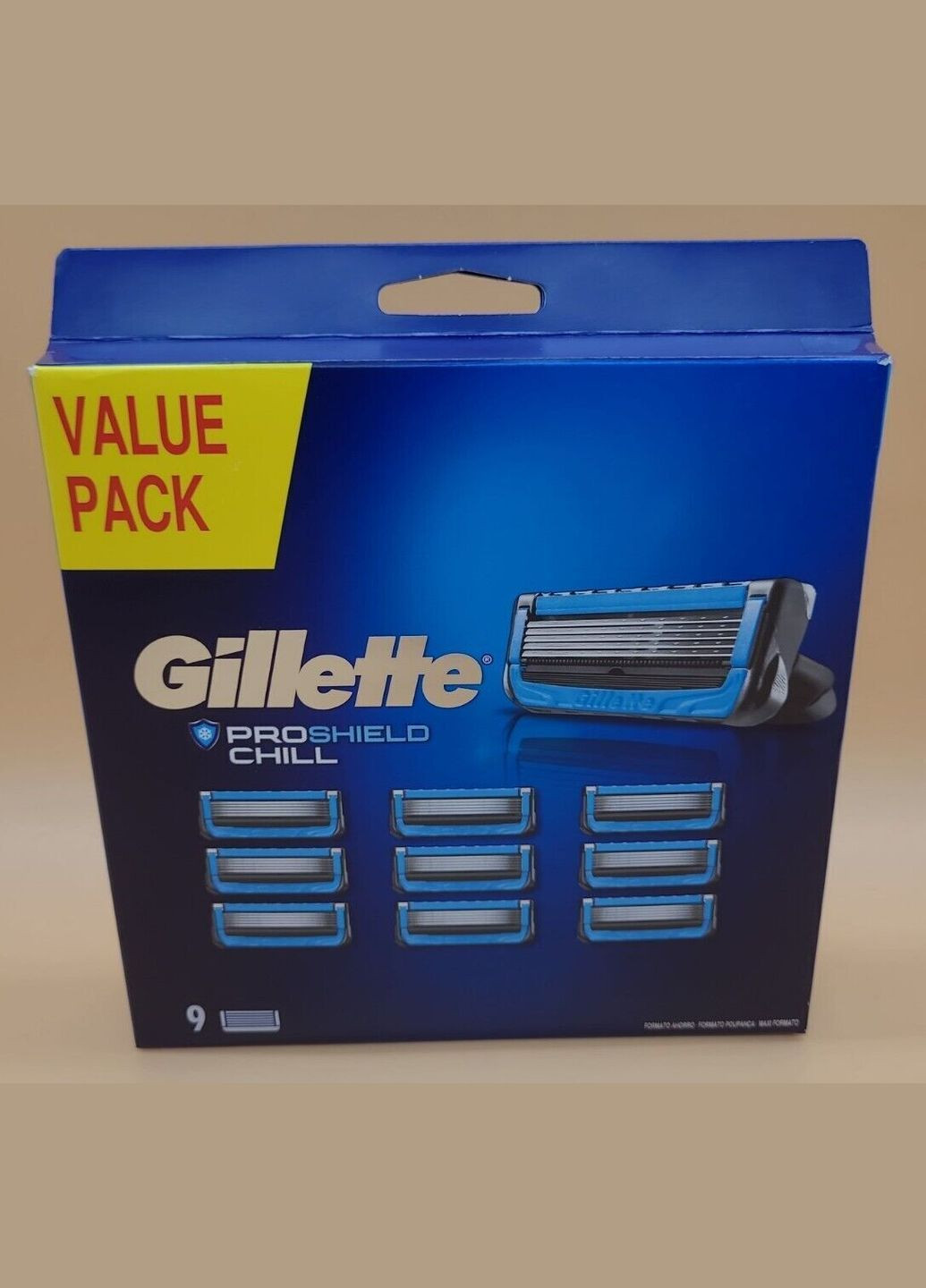 Змінні картриджі для бритви ProShield Chill 9 шт. Gillette (278773597)