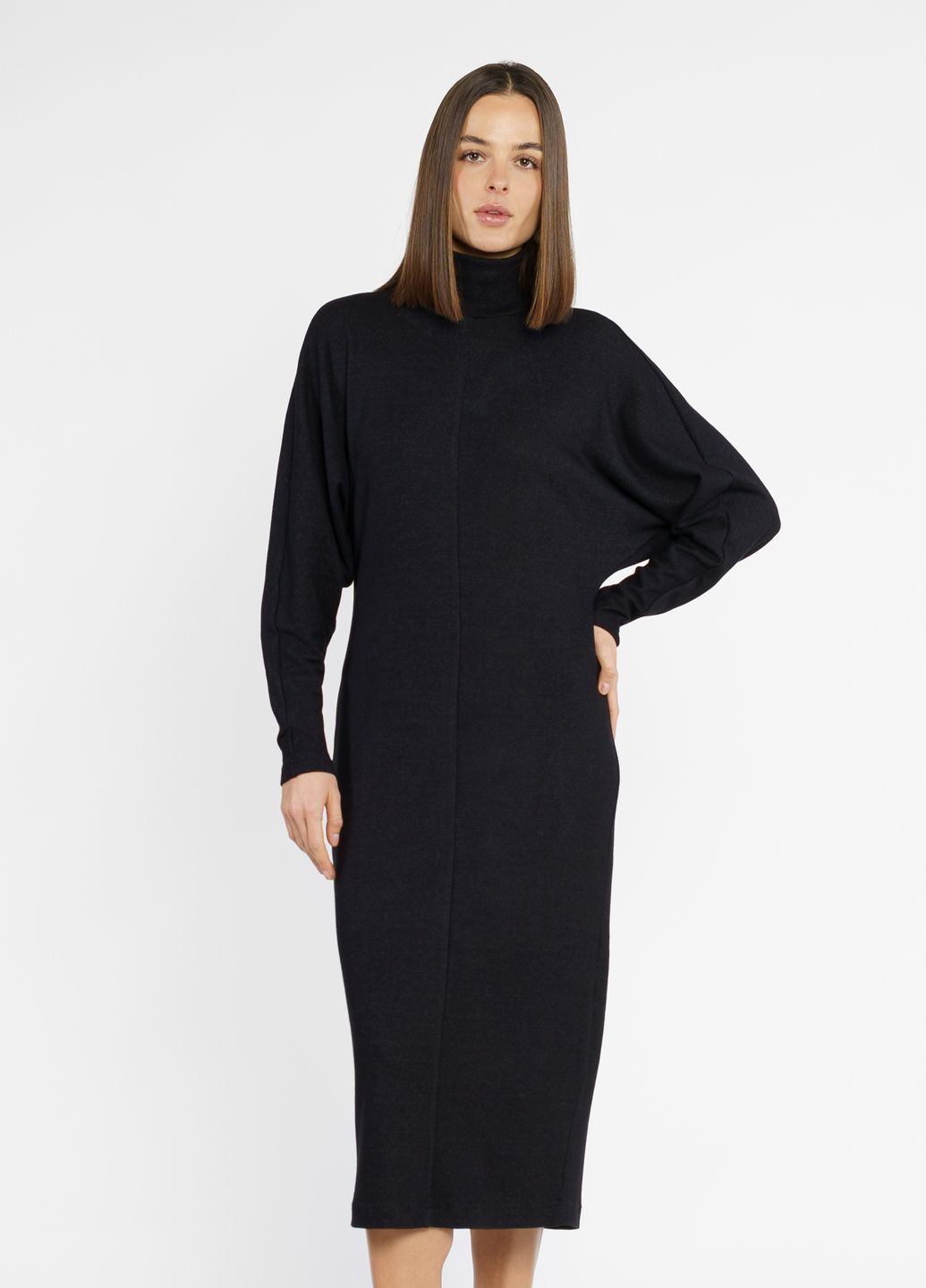 Черный летний платье женское черное Arber Dress knitted 1