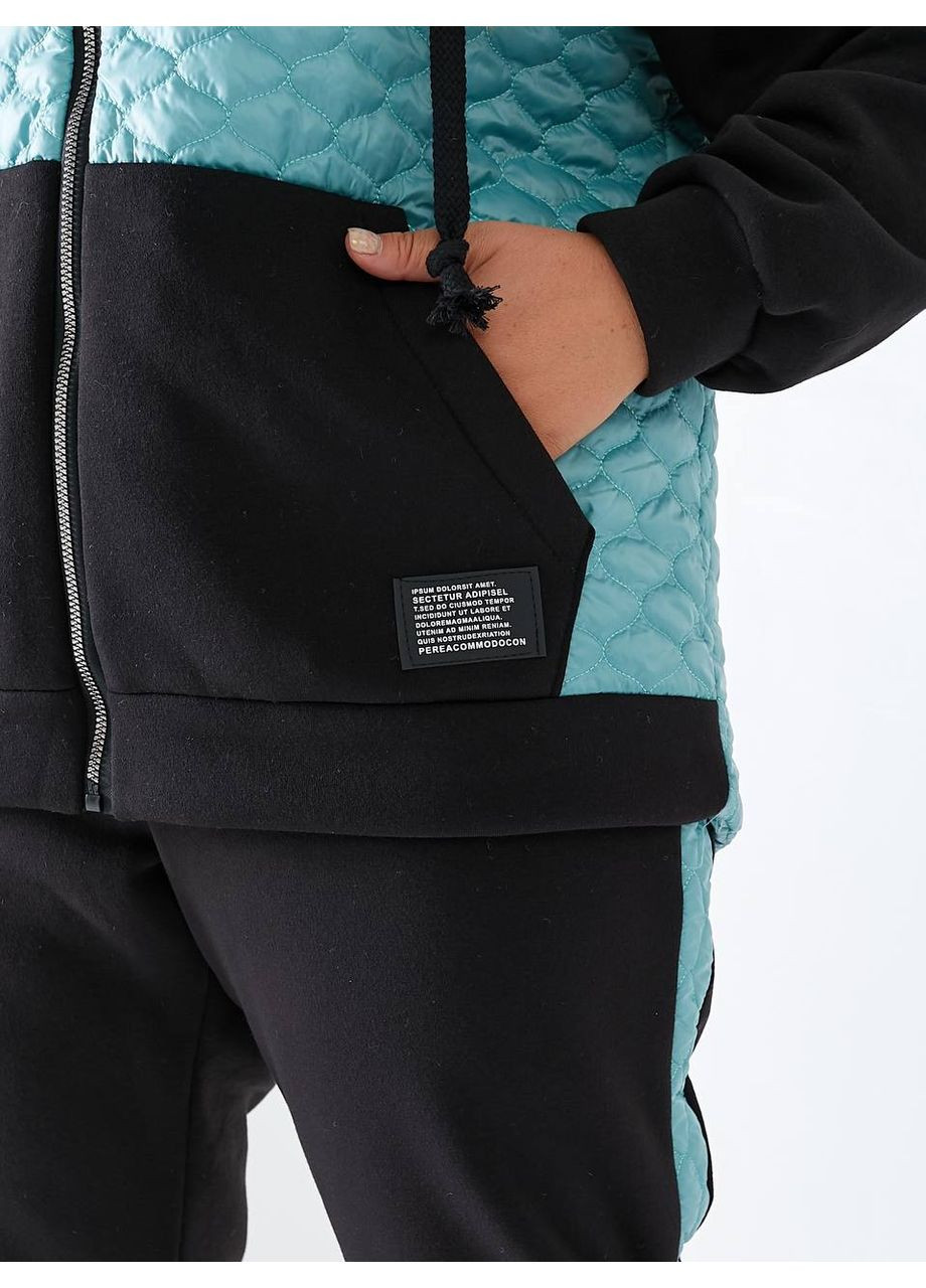 Женский теплый спортивный костюм цвет светло серый New Trend (304972815)