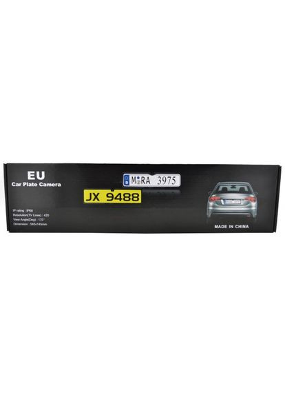 Камера заднего вида с подсветкой номера 16LED Silver (MER-13213_460) XPRO (393251879)