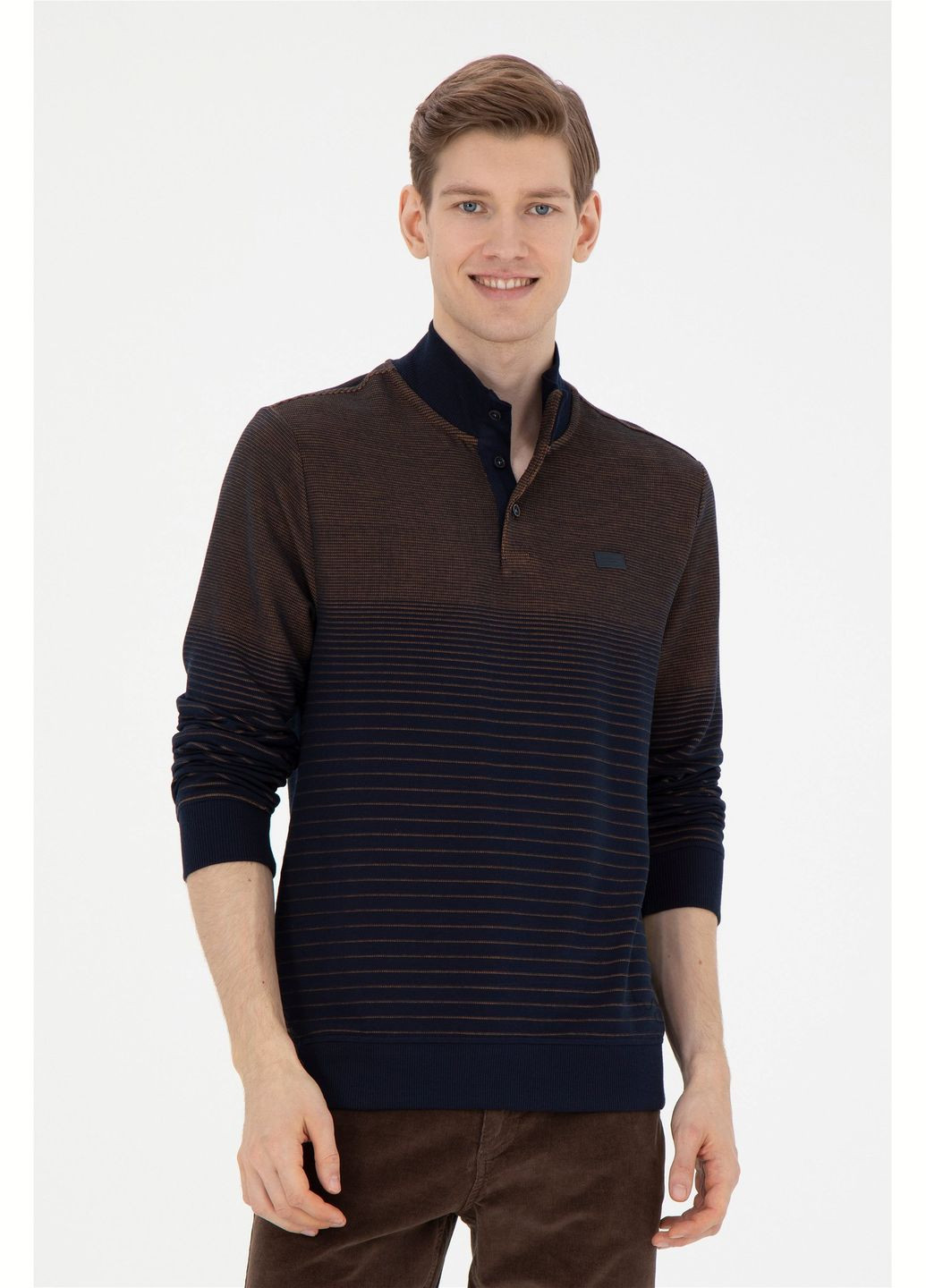 Темно-синий свитшот u.s. polo assn. мужской U.S. Polo Assn. (297488252)