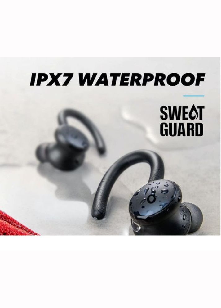 Навушники бездротові SoundCore Sport X10 TWS стереогарнітура чорна (A3961G11) Anker (316296254)