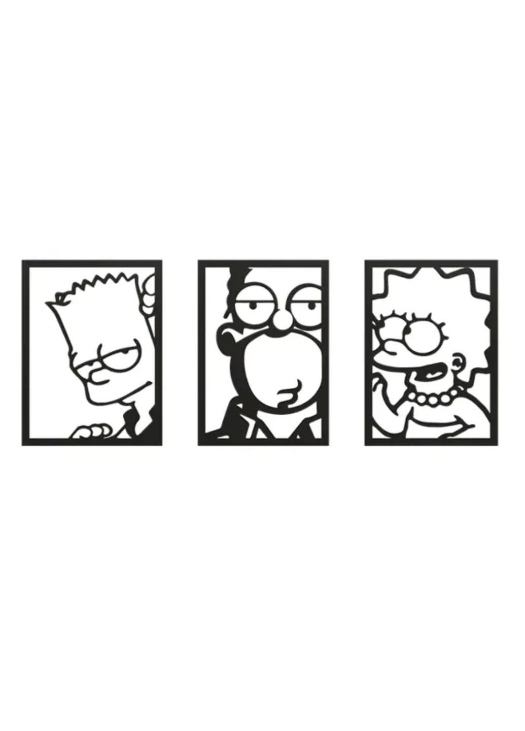 3D-картина "Симпсоны" (комплект). UA3D (303629326)