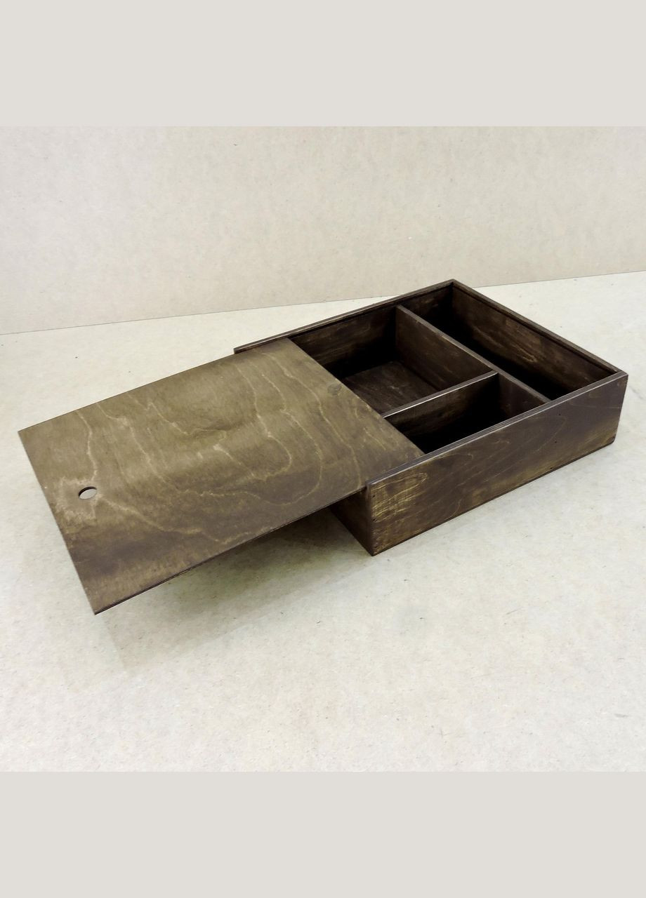 Подарункова коробка з дерева Барі капучино (ПДУ-001509) No Brand (328912012)