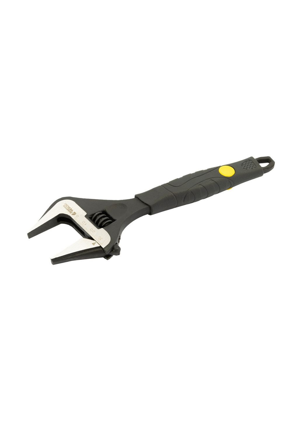 Ключ розвідний 200 мм 0 - 38 мм тонкі губки CrV рукоятка з TPR накладкою 76-0322 Mastertool (364965073)