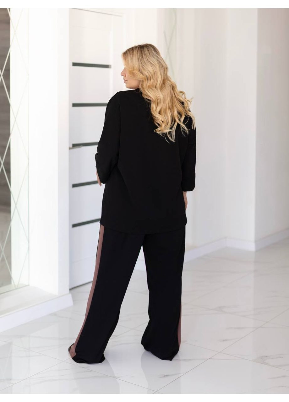 Женский костюм-двойка из креп-дайвинга No Brand (367853275)