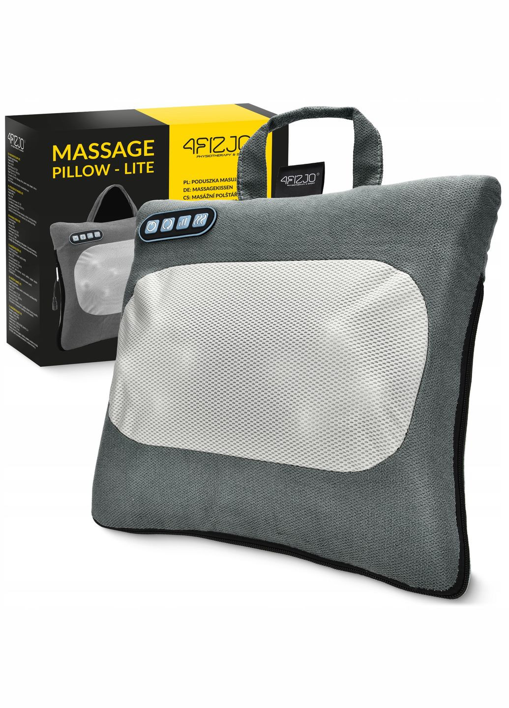 Подушка массажер Shiatsu Lite Black () 4FIZJO P-5905973404136 (315440906)