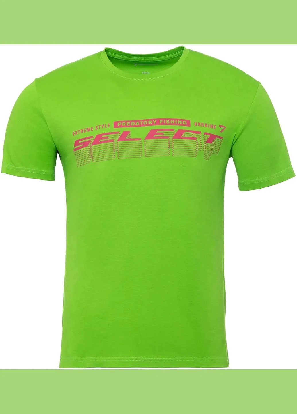Зеленая футболка elect t-hirt graded logo lime Select