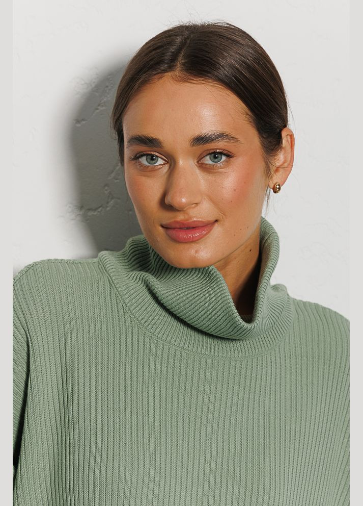 Салатовый демисезонный женский свитер Arjen