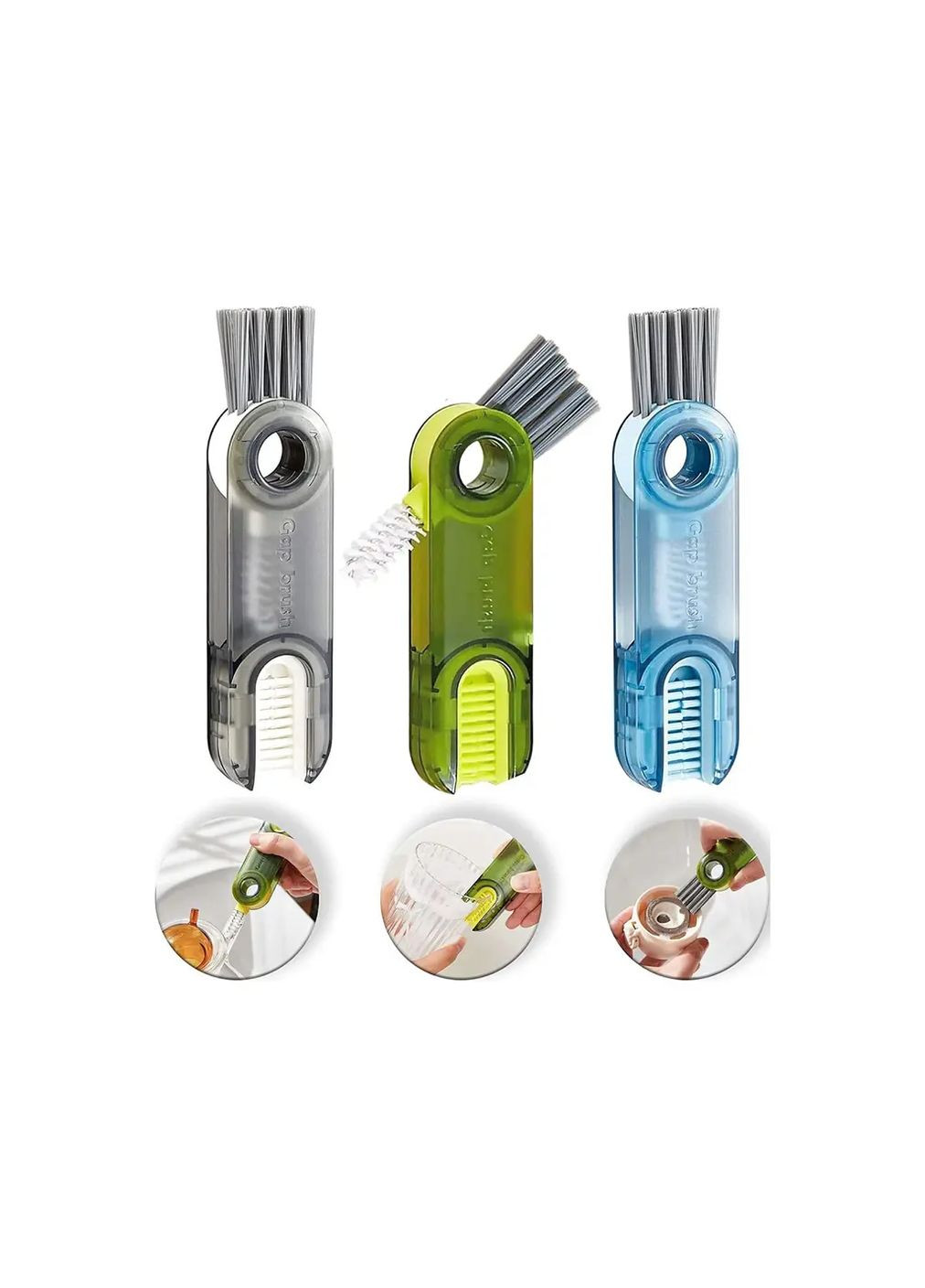 Щетка для чистки бутылок 3 в 1 инструмент для чистки U-образная BRUSH AND569 Nutribullet (363833889)