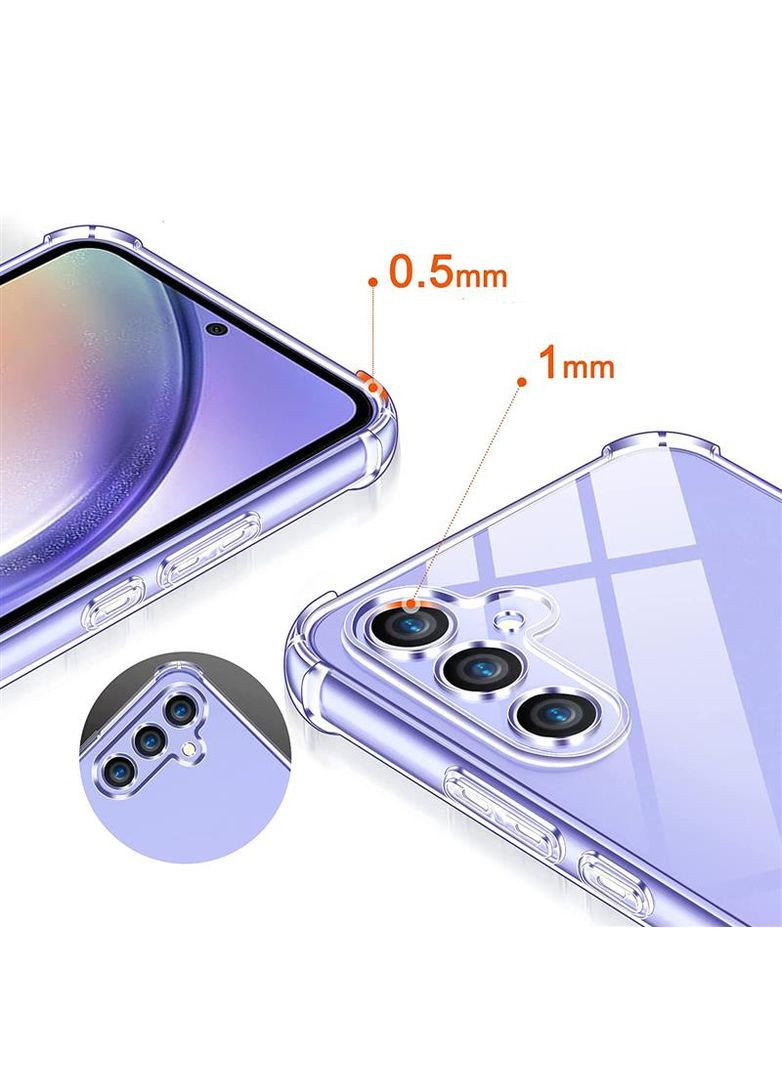 Чохол-накладка Anti-Shock для Samsung Galaxy A54 5G SM-A546 Clear (709085) BeCover (341487751)