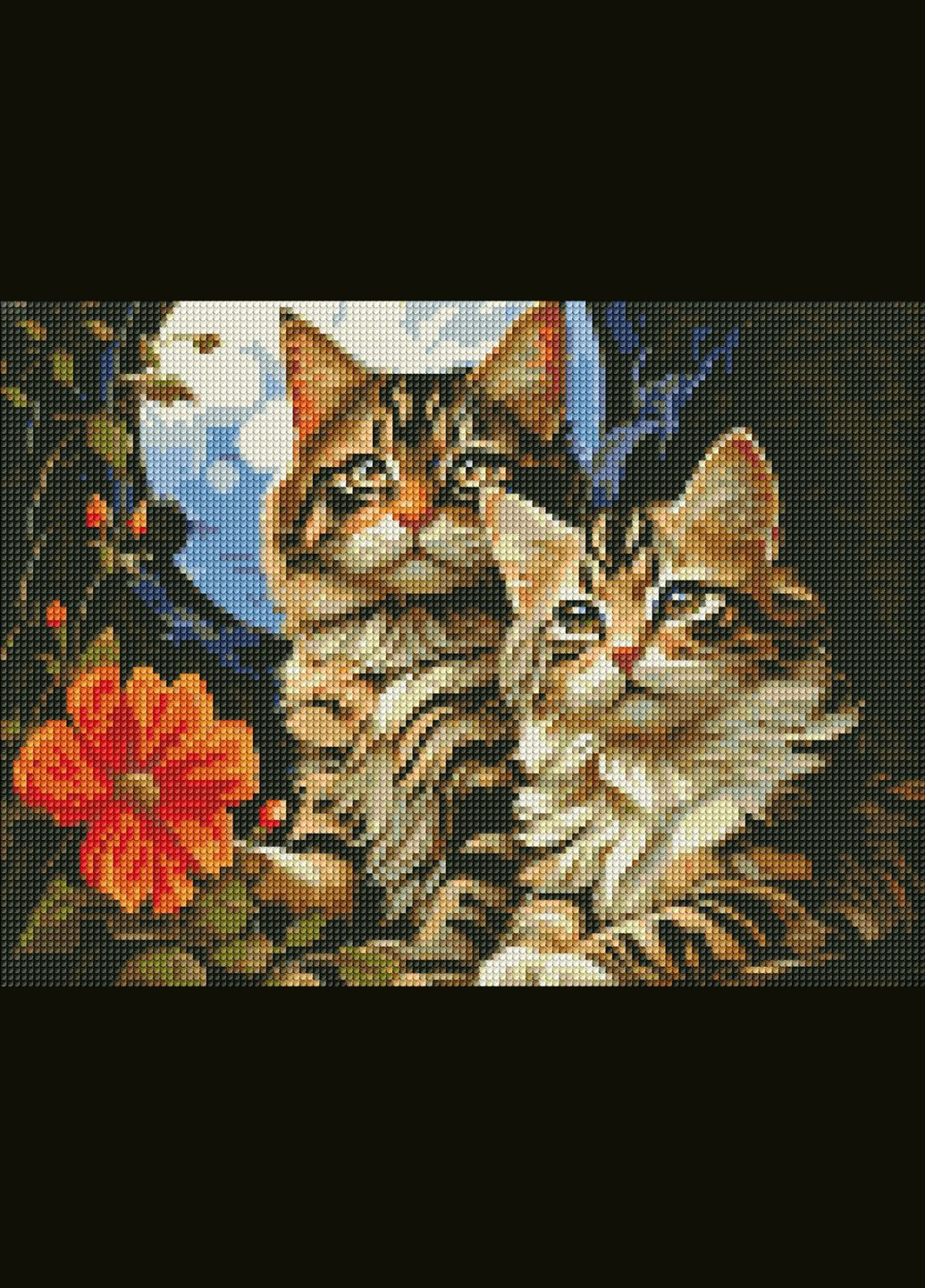 Алмазна мозаїка Чарівні котики ©art_selena_ua 30x40 AMO7853 Ідейка (281028746)