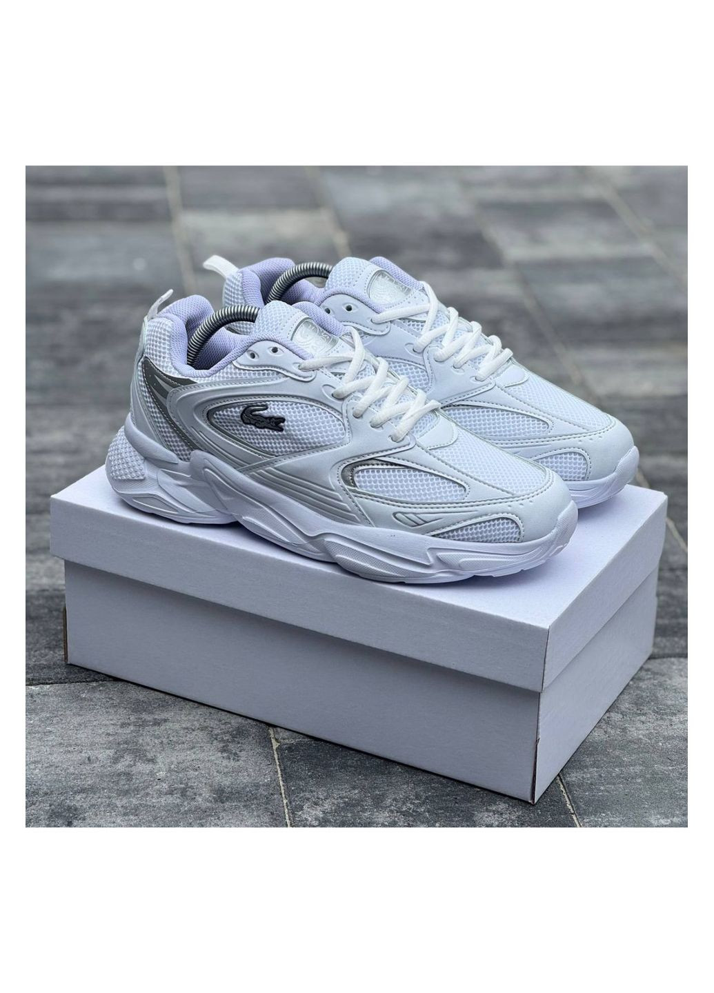 Білі Осінні чоловічі кросівки No Brand