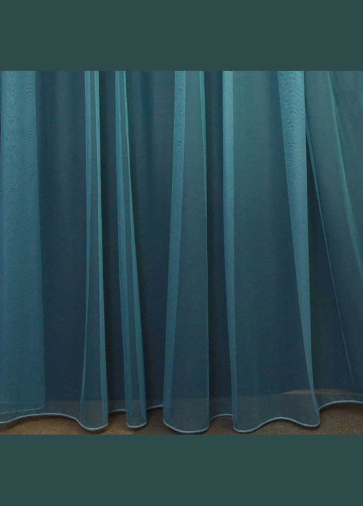 Тканина тюль фатин однотонна Донна V-417 мор хвиля No Brand (321991326)